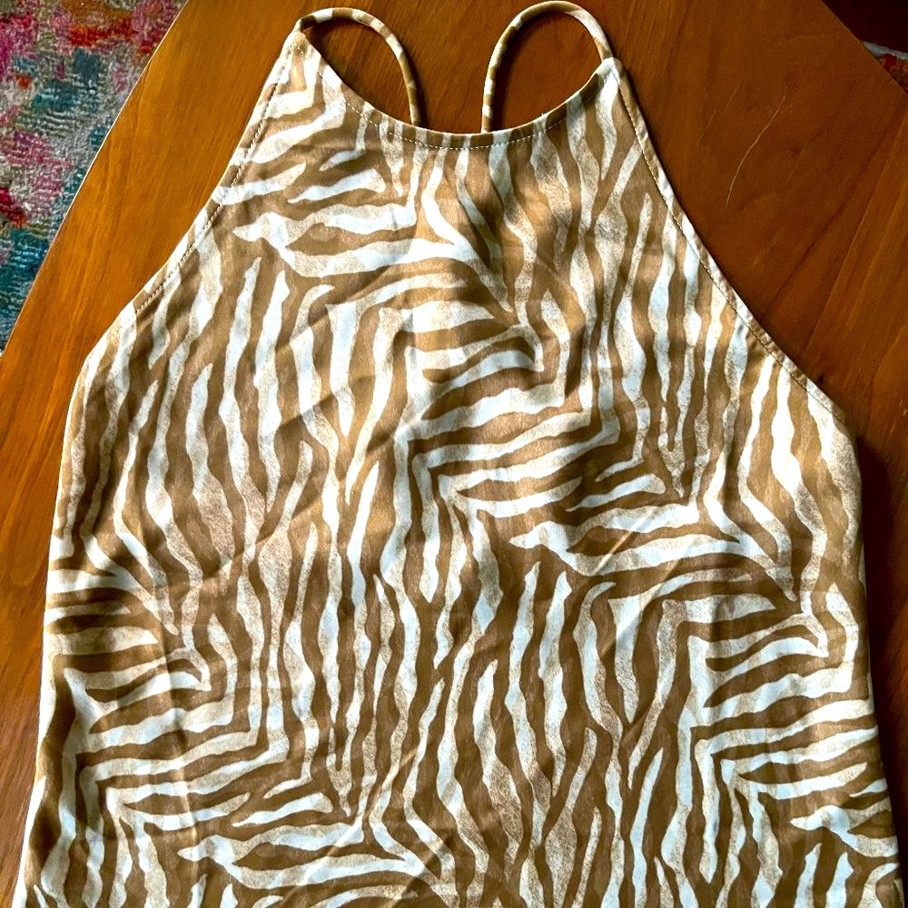 Banana Republic Animal Print Camisole — Like New!